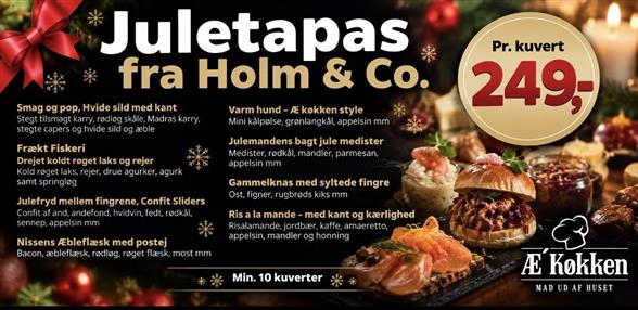 Juletapas fra Holm & Co.